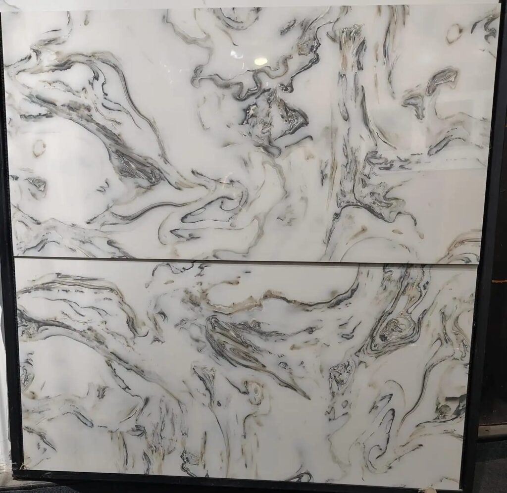 patterned floor tiles